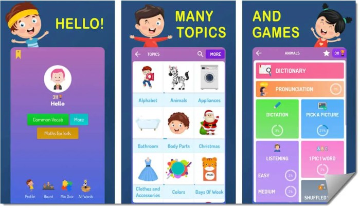 Google free app teach english to kids