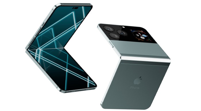 Samsung supply displays foldable iphones