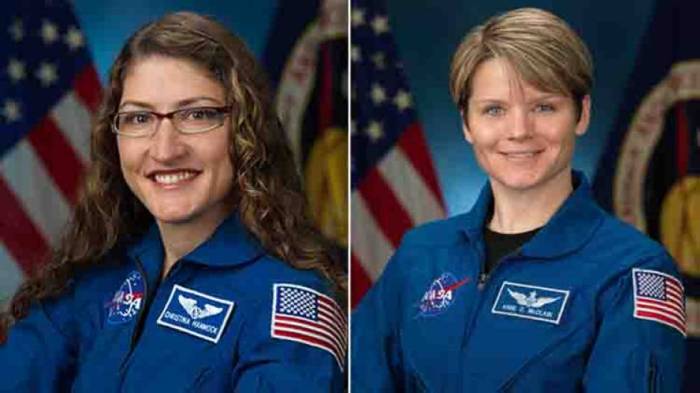 First all female spacewalk scheduled for march 29th