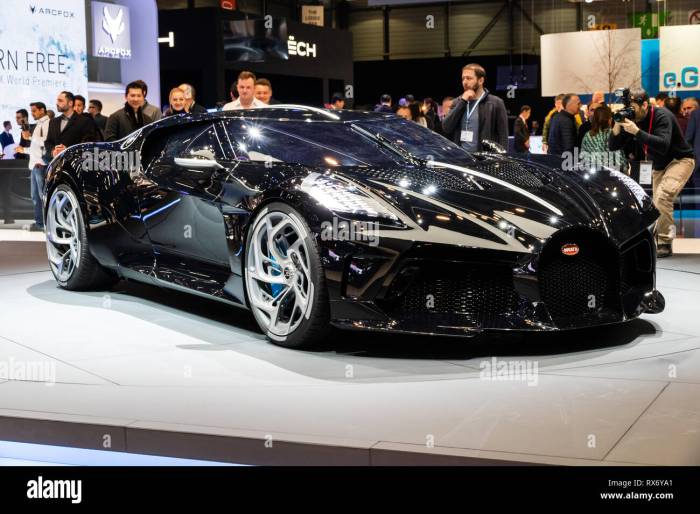 Bugatti la voiture noire 19 million