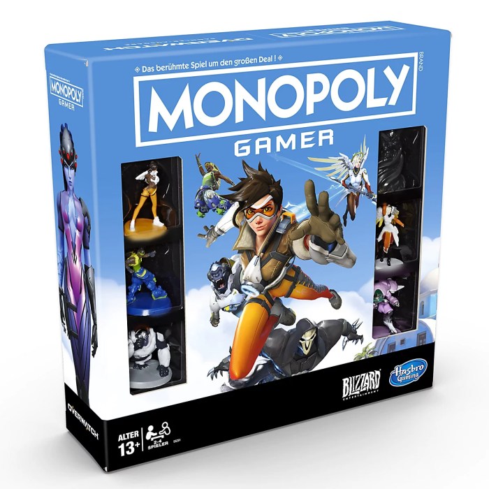 Overwatch figurines and monopoly announced