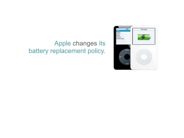 Apple change iphone battery repair policy