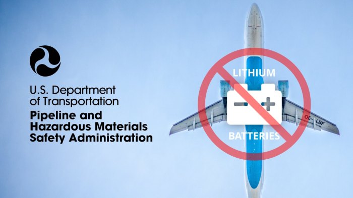 U s bans lithium ion batteries cargo passenger flights